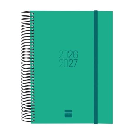 (26) AGENDA ESCOLAR 2026-2027 ESPIRAL 155X212 MM 1DP VERDE+