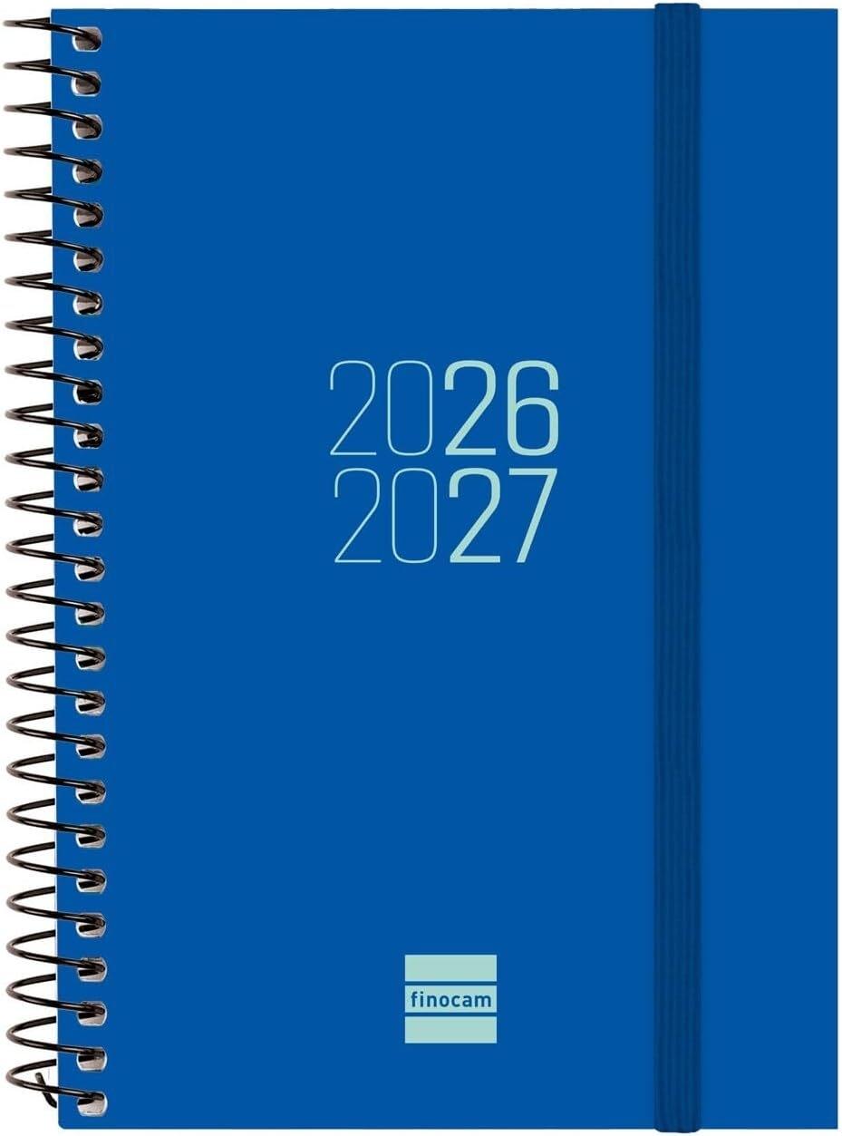(26) AGENDA ESCOLAR 2026-2027 ESPIRAL 120X171 MM SVH AZUL+