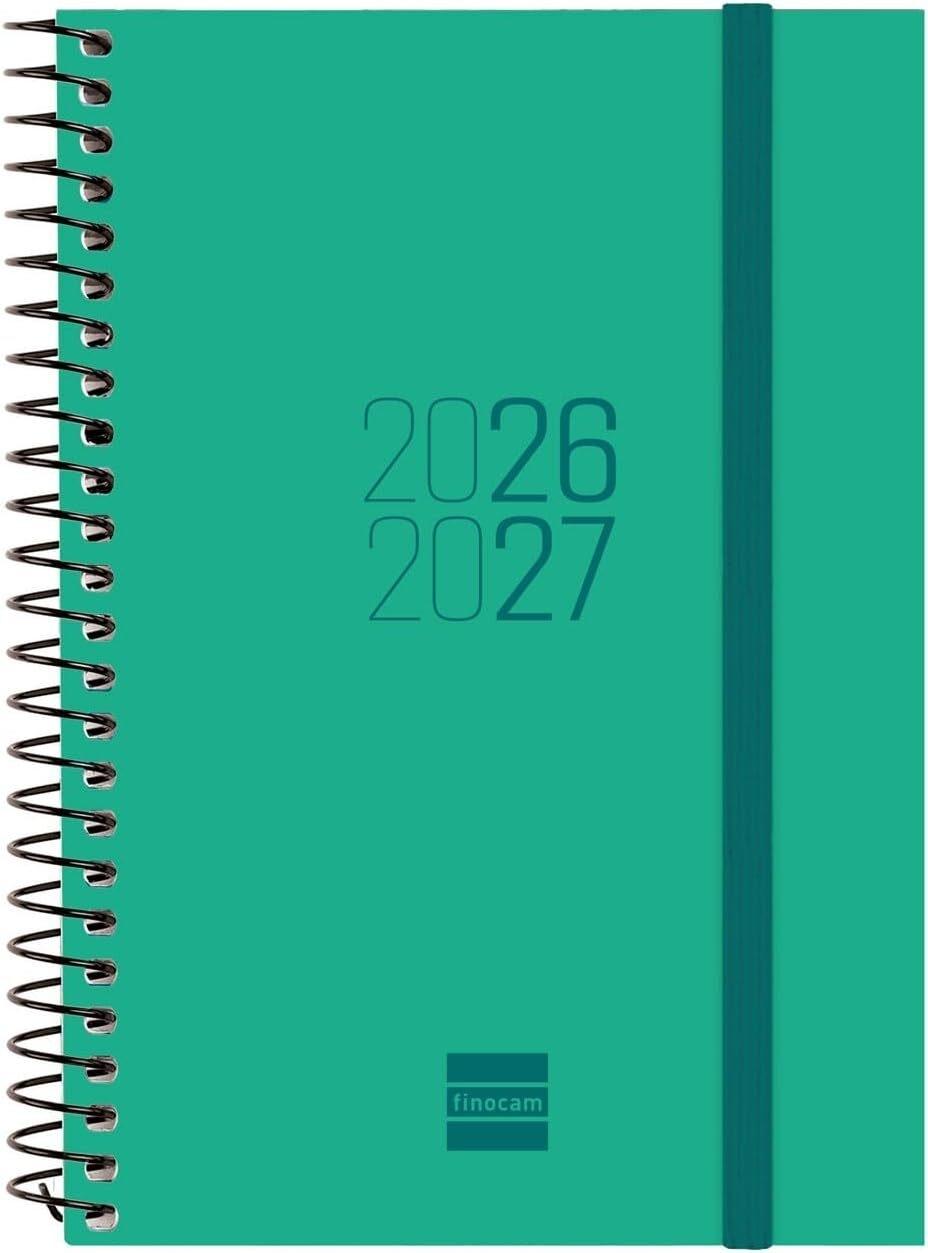 (26) AGENDA ESCOLAR 2026-2027 ESPIRAL 120X171 MM SVH VERDE+