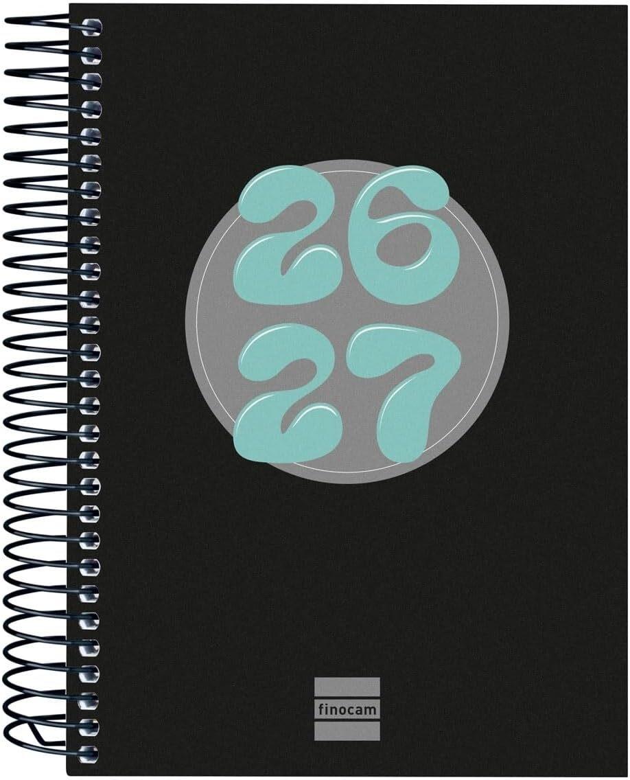 (26) AGENDA ESCOLAR 2026-2027 COOL 1/8 1DP NEGRO+
