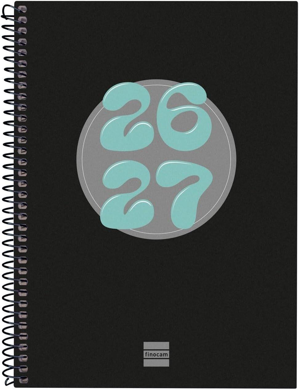 (26) AGENDA ESCOLAR 2026-2027 COOL 1/4 SVH NEGRO+