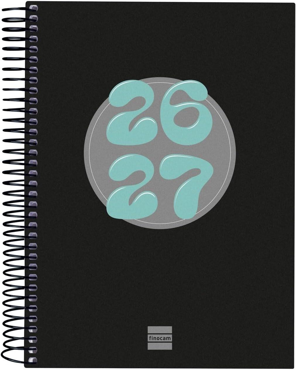 (26) AGENDA ESCOLAR 2026-2027 COOL 1/4 1DP NEGRO+