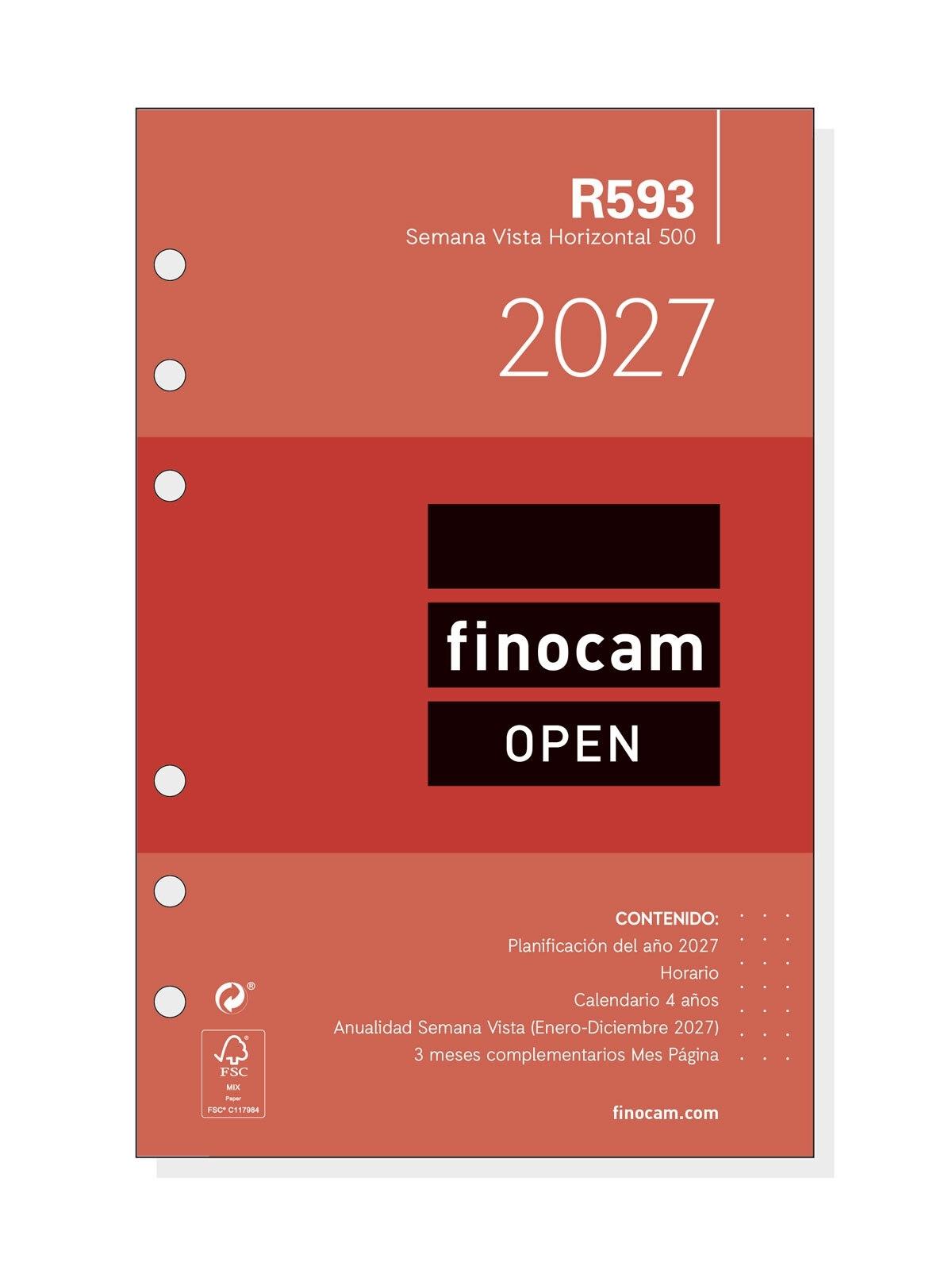 RECAMBIO AGENDA ANUAL FINOCAM 2027 R593 500 SVH