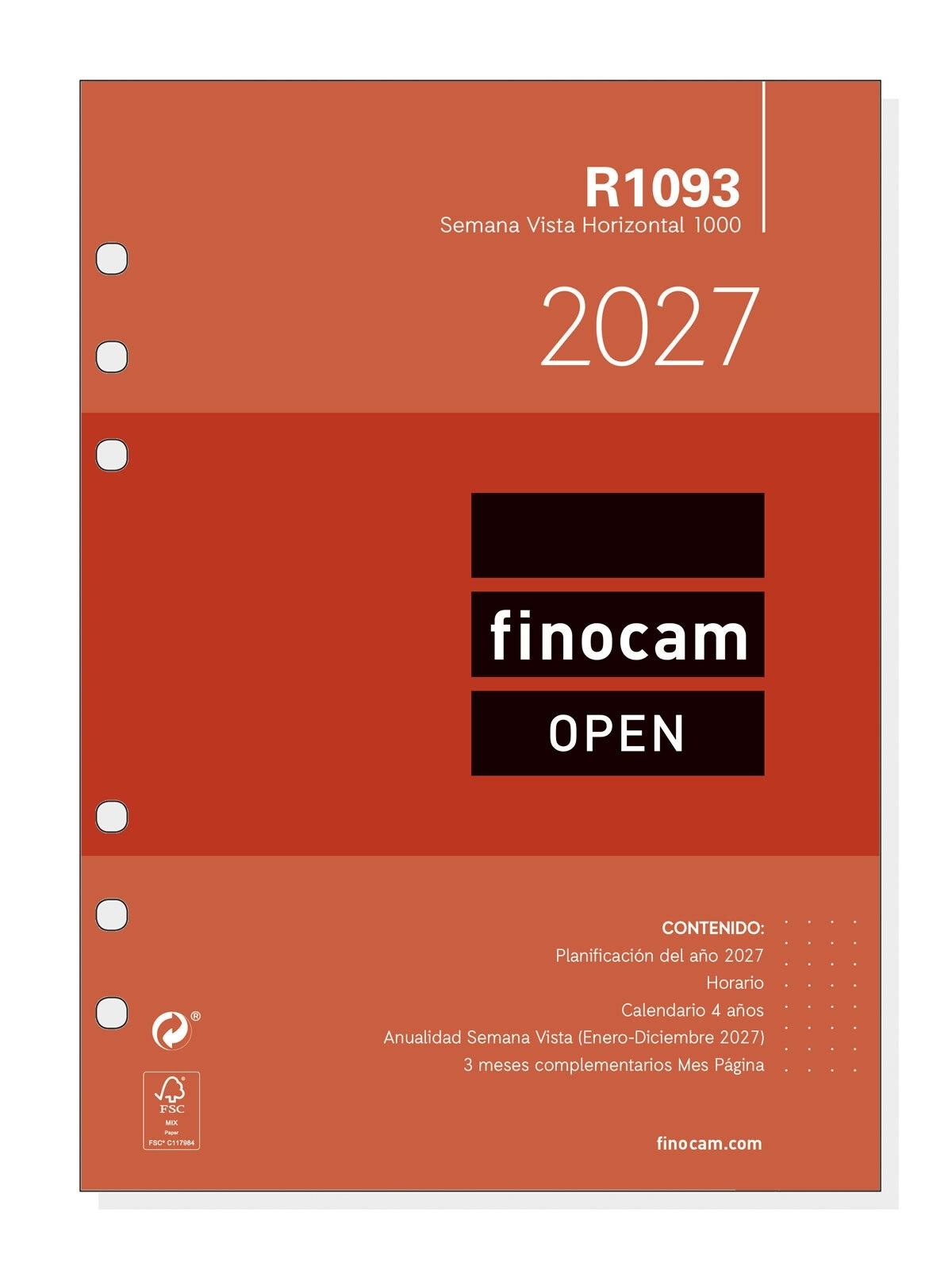 RECAMBIO AGENDA ANUAL FINOCAM 2027 R1093 1000 SVH