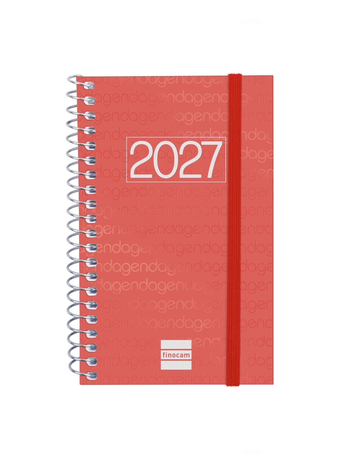AGENDA ANUAL 2027 FINOCAM YEAR E3 79X127 SVH ROJO