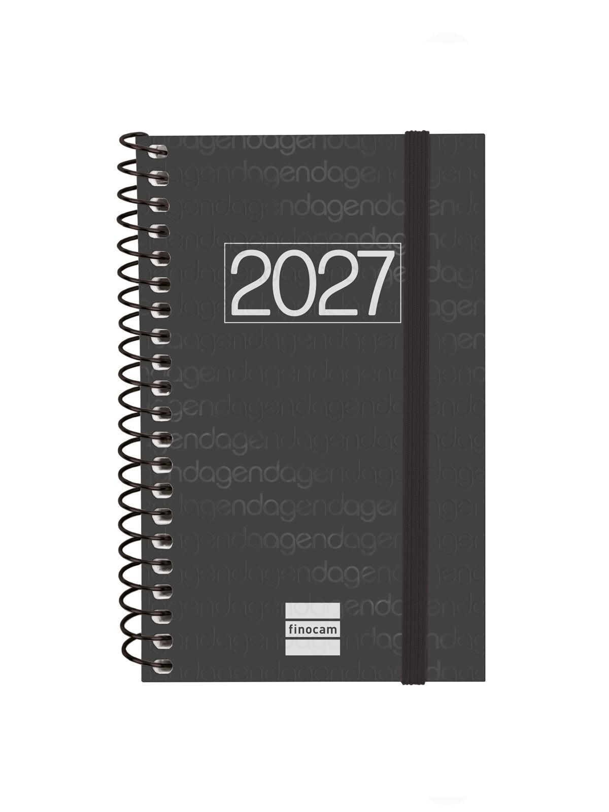 AGENDA ANUAL 2027 FINOCAM YEAR E3 79X127 SVH NEGRO