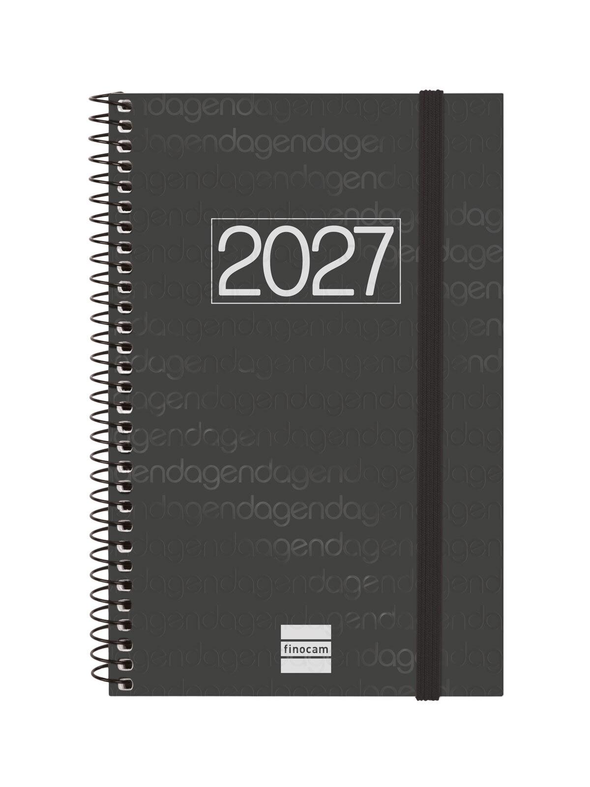 AGENDA ANUAL 2027 FINOCAM YEAR E5 117X181 SVH NEGRO