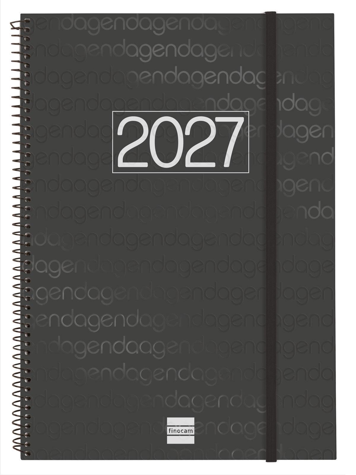 AGENDA ANUAL 2027 FINOCAM YEAR E40 210X297 SVH NEGRO