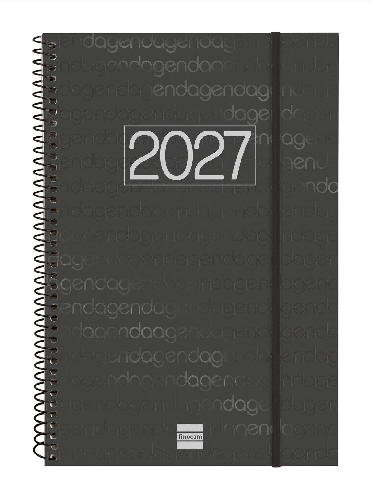 AGENDA ANUAL 2027 FINOCAM YEAR E11 165X242 SVV NEGRO