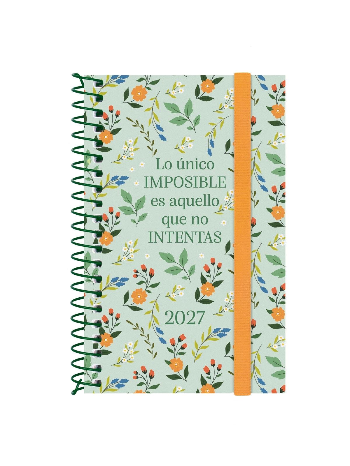 AGENDA ESPIRAL ANUAL 2027 TRENDY  DESIGN COL.E3 SVH 2027 IMPOSIBLE+  79x127 mm