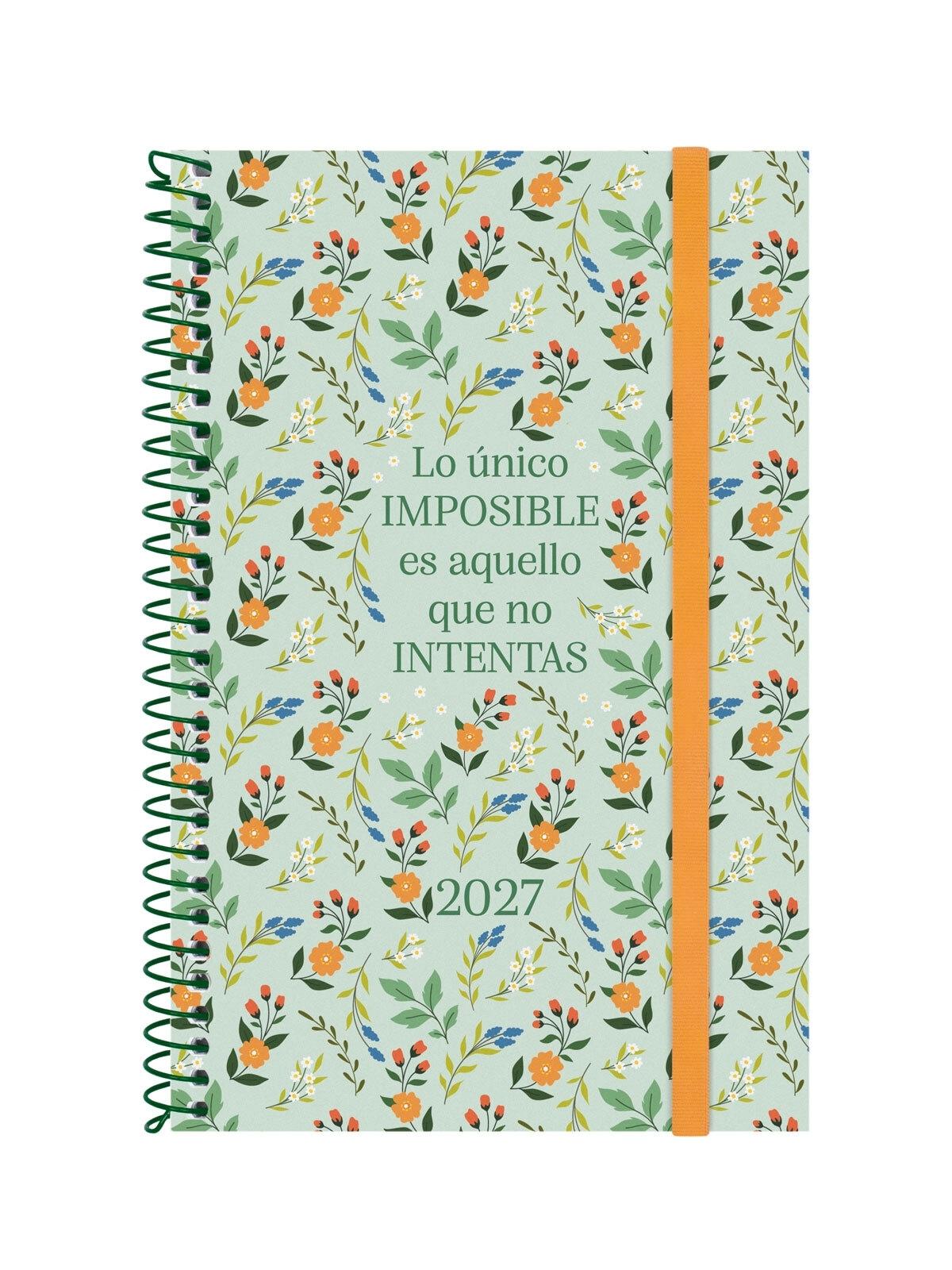 AGENDA ESPIRAL ANUAL 2027 TRENDY  DESIGN COL.E5 SVH 2027 IMPOSIBLE+  117x181 mm