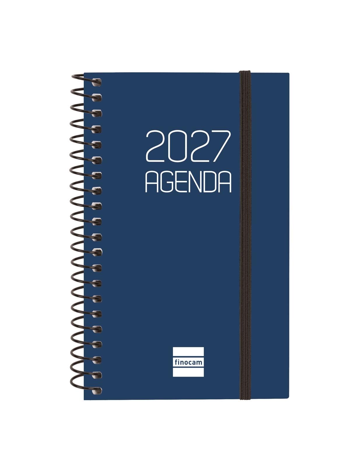 AGENDA ESPIRAL ANUAL 2027 BASICS OPAQUE E3 SVH 2027 AZUL+  79x127 mm