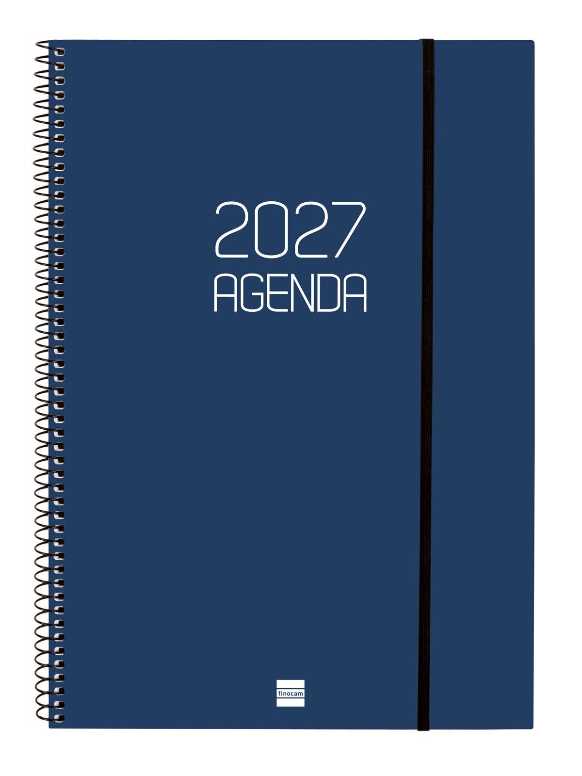 AGENDA ANUAL 2027 FINOCAM OPAQUE E40 210X297 SVH AZUL