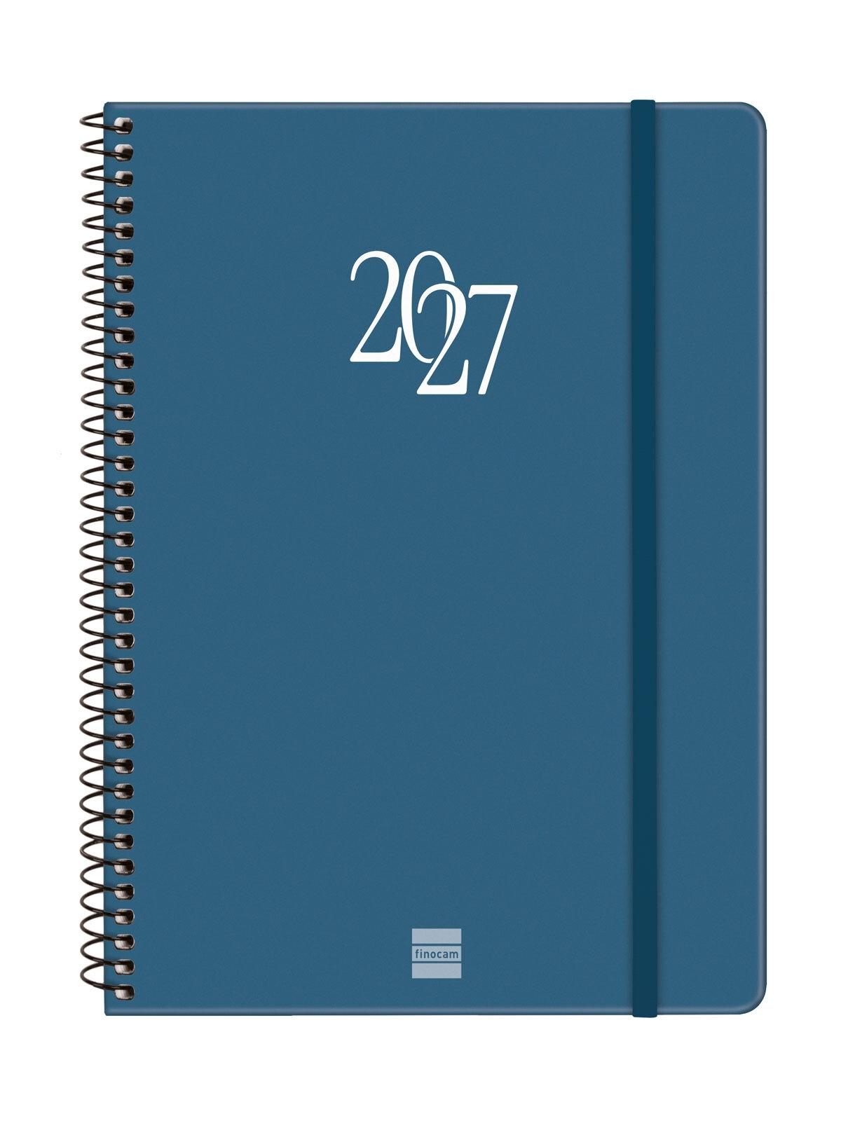 AGENDA ANUAL 2027 FINOCAM MY E10 155X212 SVH AZUL