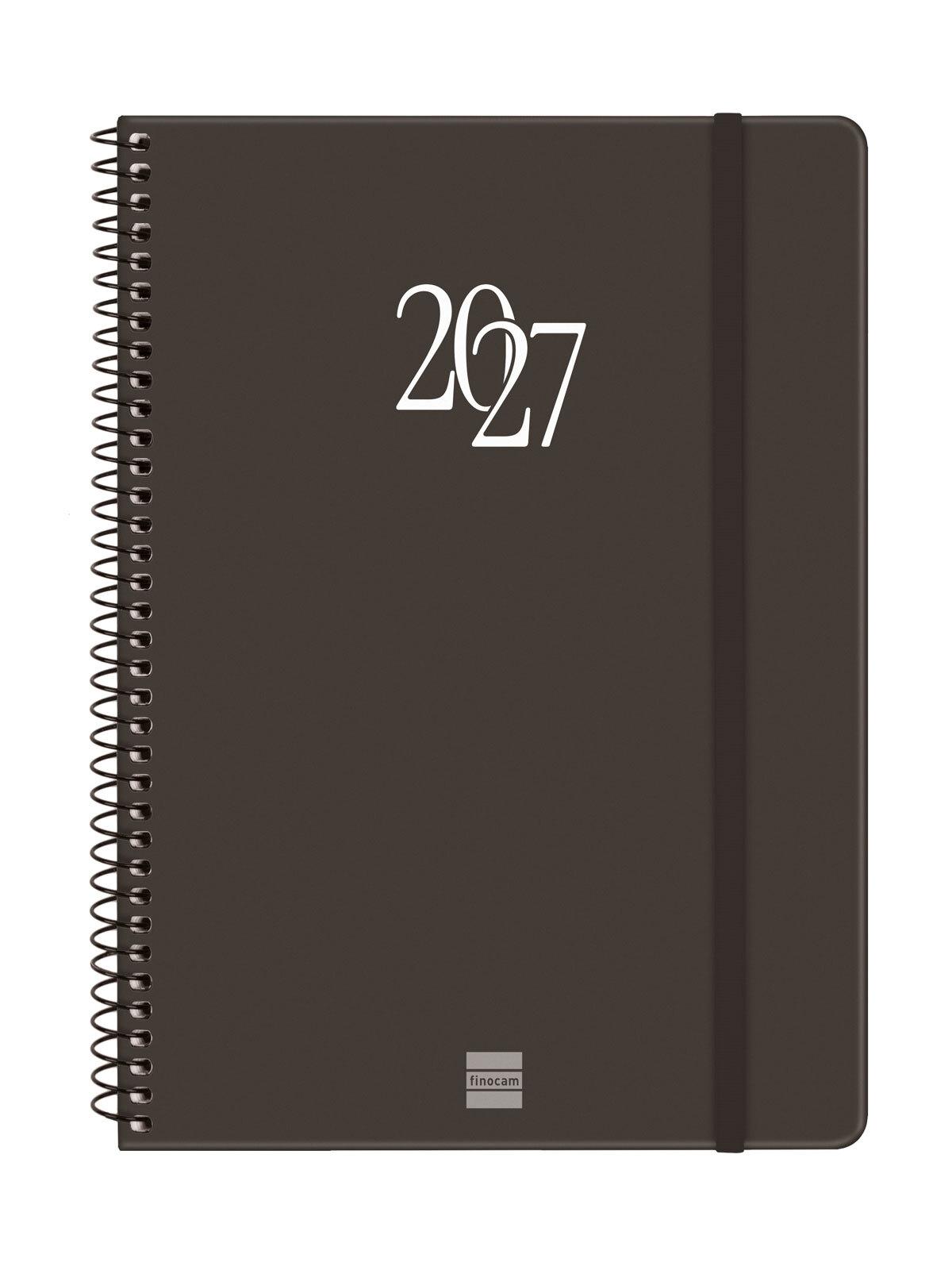 AGENDA ANUAL 2027 FINOCAM MY E10 155X212 SVH NEGRO