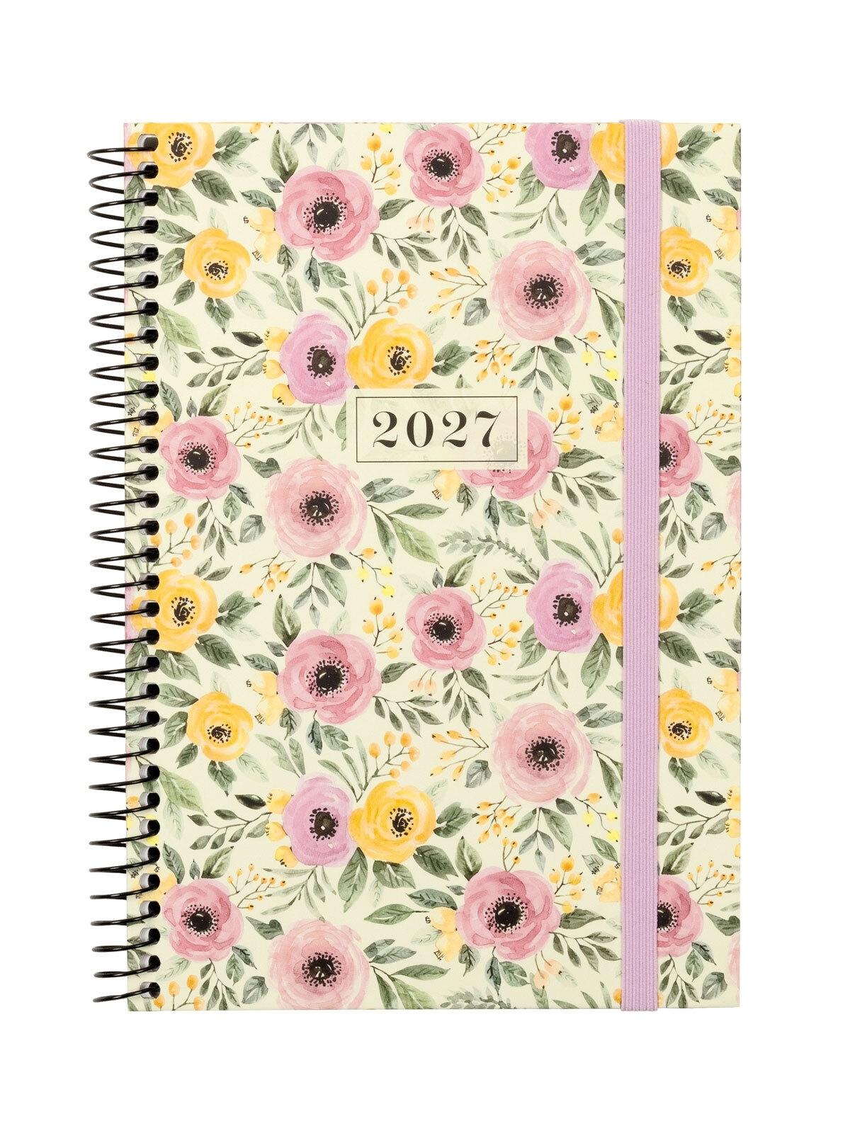 AGENDA ESPIRAL ANUAL 2027 MODA 1/4 SVV 2027 ROSA INTL+