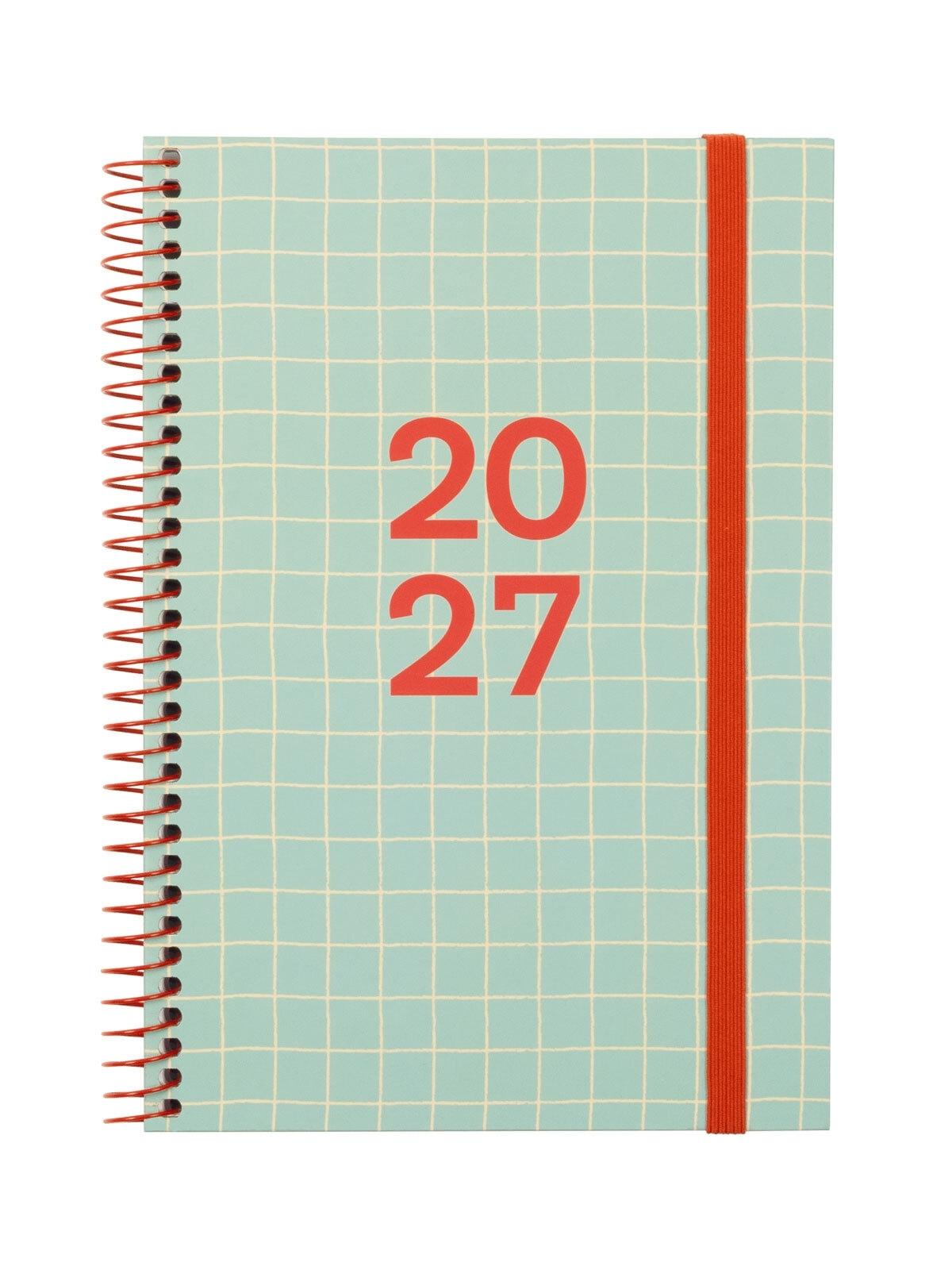 AGENDA ESPIRAL ANUAL 2027 MODA 1/4 SVV 2027 CUADROS INTL+