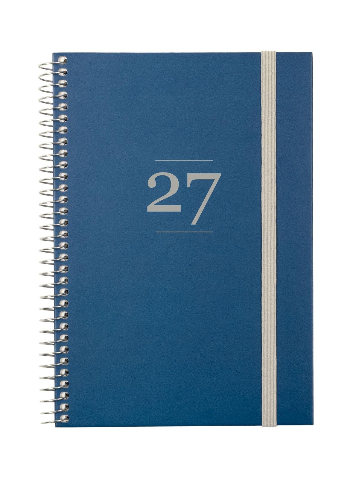 AGENDA ESPIRAL ANUAL 2027 MODA 1/4 SVV 2027 AZUL INTL+
