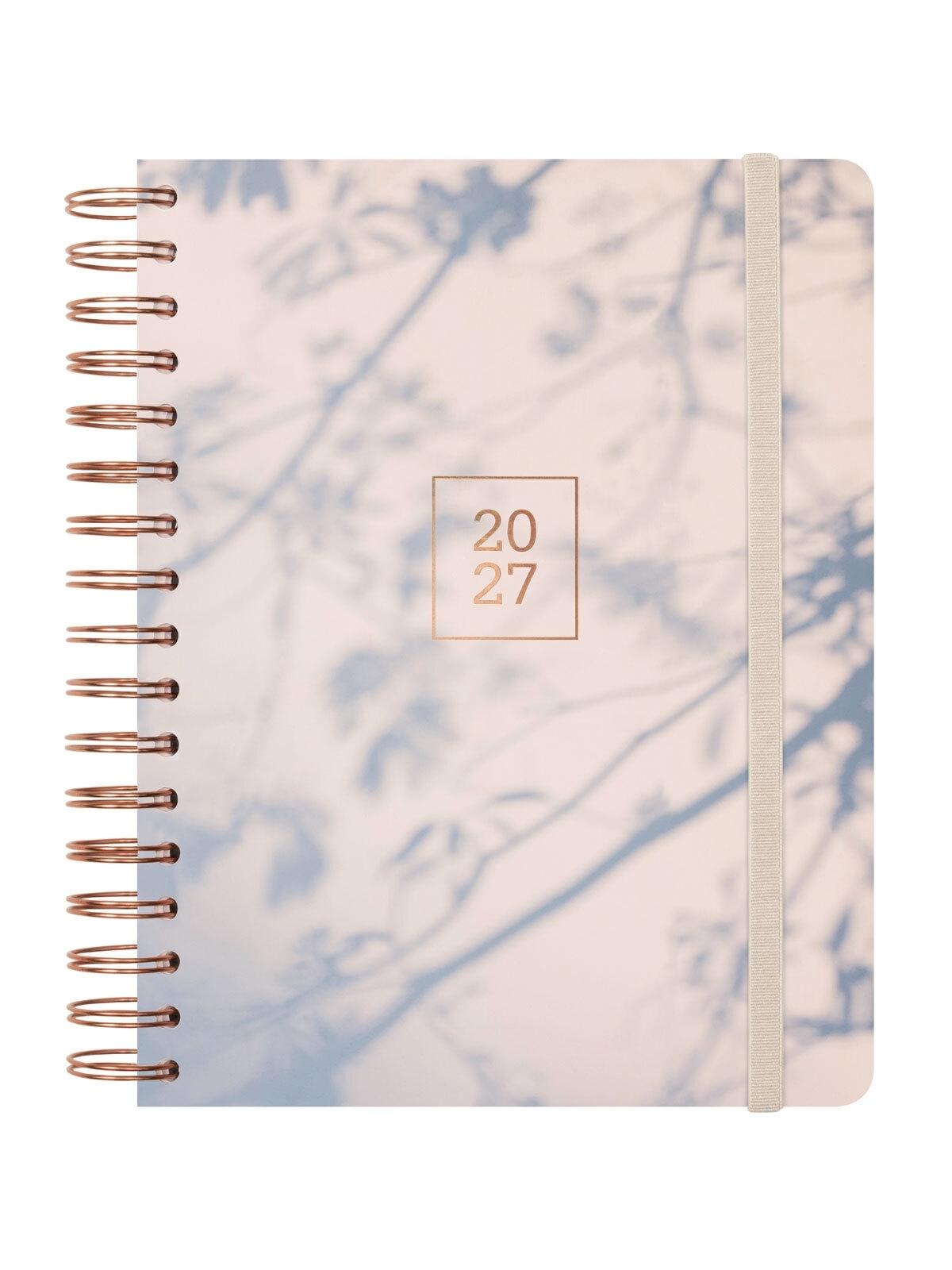 AGENDA ANUAL ESPIRAL 2027 OPTIMAL 1/4 SVH 2027 GRIS INTL+ 155x215