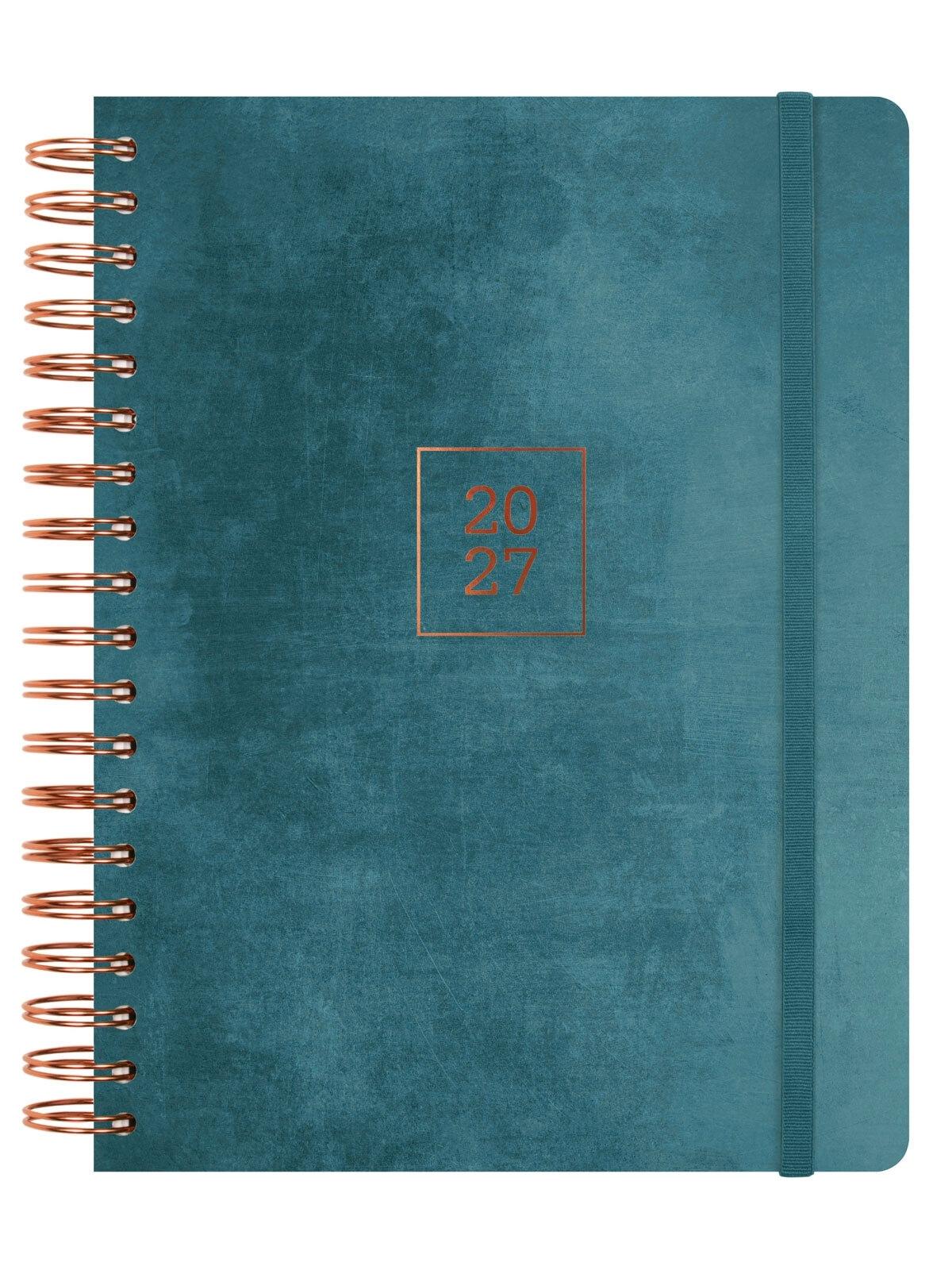 AGENDA ANUAL ESPIRAL 2027 OPTIMAL B5 SVH 2027 AZUL INTL+ 176x250