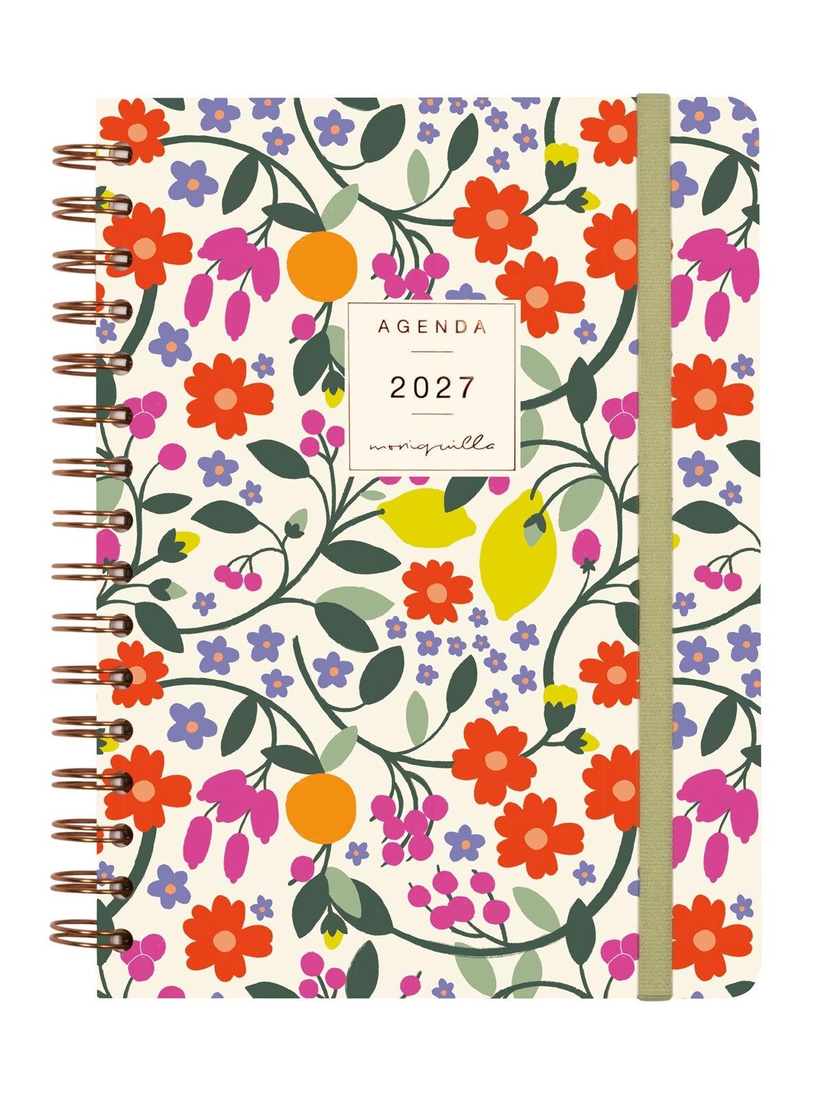 AGENDA ANUAL ESPIRAL 2027 MONIQUILLA SVH E10 (155X215) VERDE
