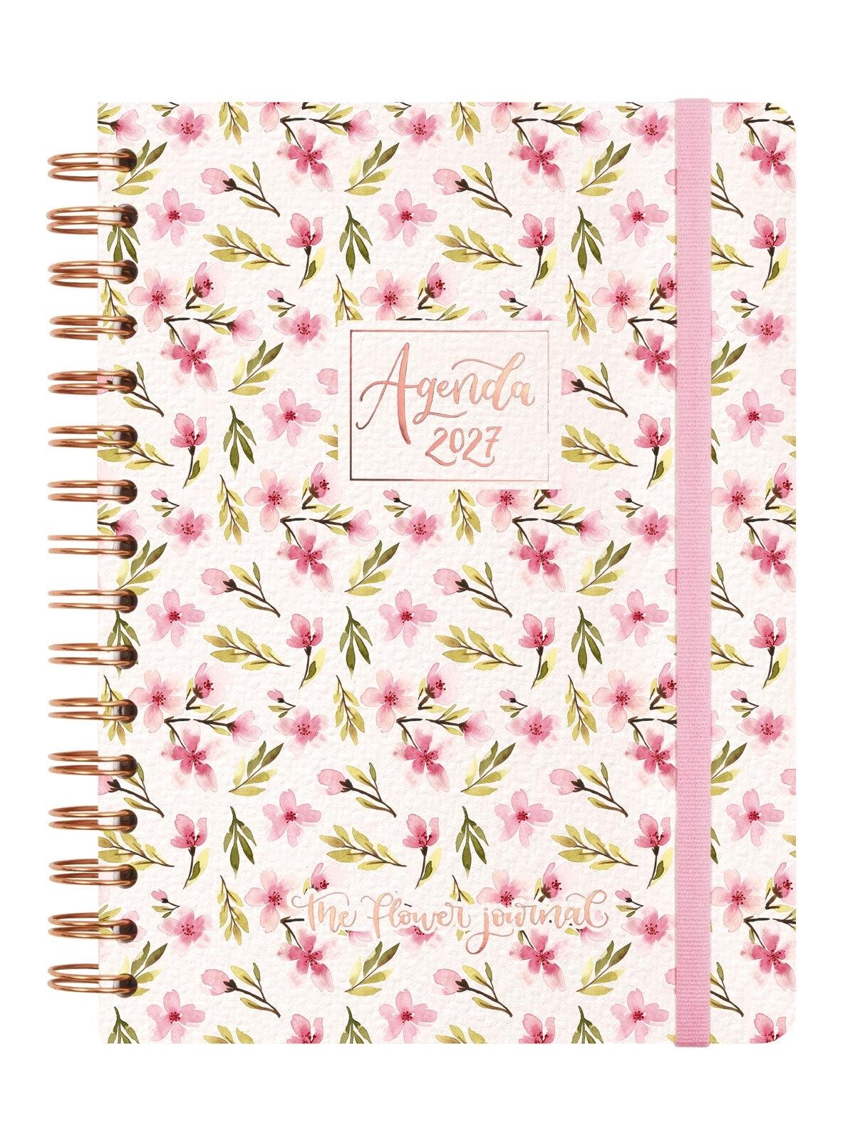 AGENDA ESPIRAL ANUAL 2027  T.FLOW.JOURNAL E10 SVH 2027 ROSA+  155x212 mm
