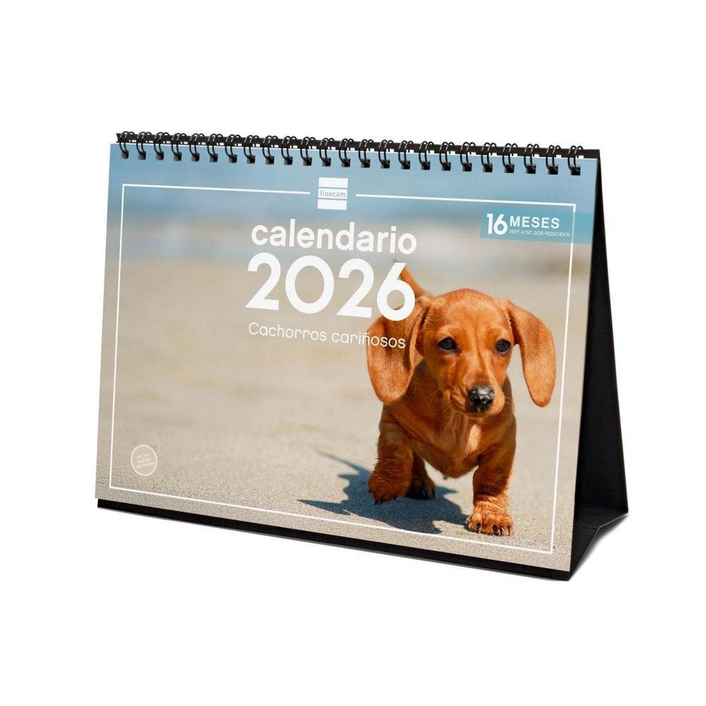 CALENDARIO SOBREMESA FINOCAM 2026 CACHORROS