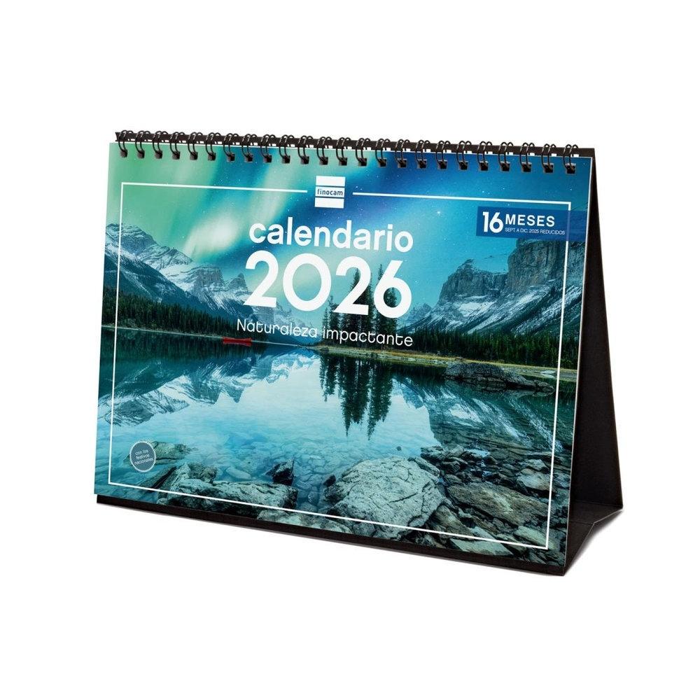 CALENDARIO SOBREMESA FINOCAM 2026 NATURALEZA