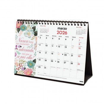 CALENDARIO SOBREMESA FINOCAM 2026 FRASES