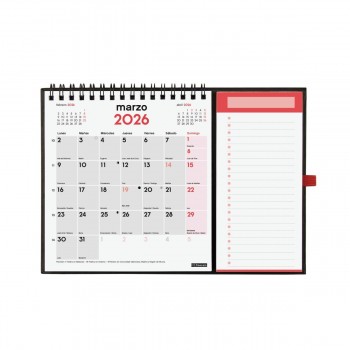 CALENDARIO ESCRIBIR IMAN FINOCAM XS 2026
