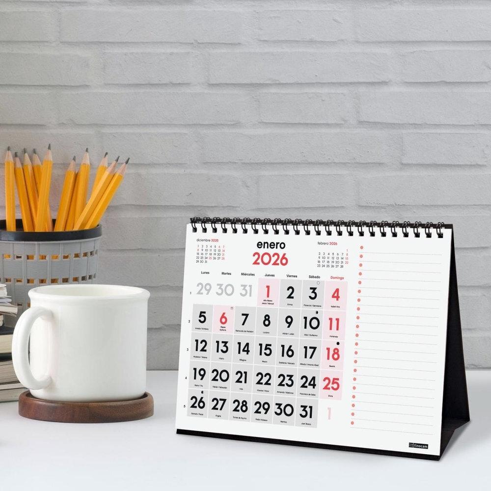 CALENDARIO SOBREMESA 2026 FINOCAM NUMEROS GRANDES+NOTAS S (210x150)