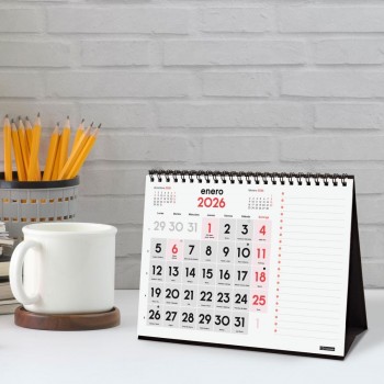 CALENDARIO SOBREMESA 2026 FINOCAM NUMEROS GRANDES+NOTAS S (210x150)