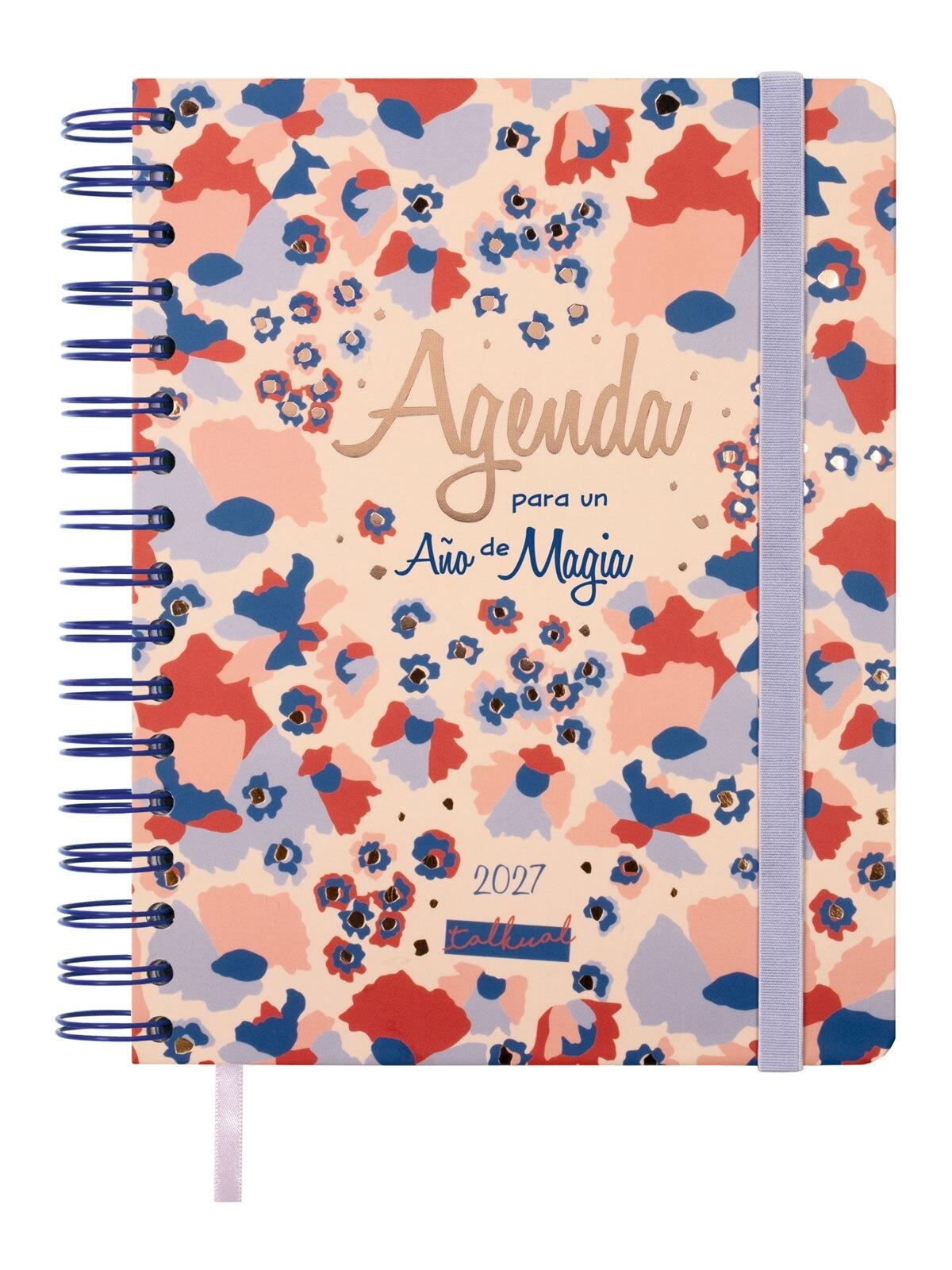 AGENDA ESPIRAL ANUAL 2027 TALKUAL 1/4 SVH MAGIA+  155x212 mm
