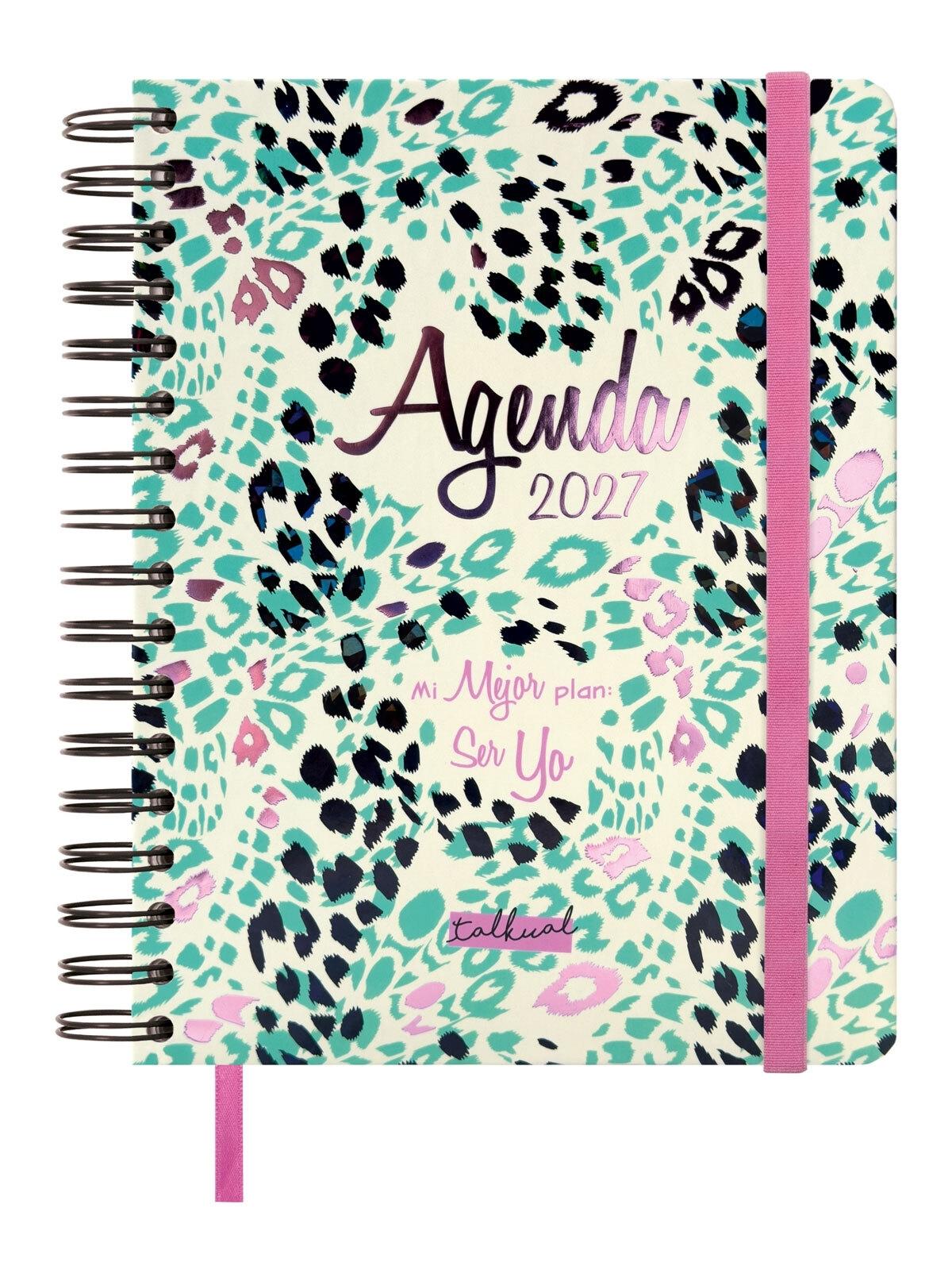 AGENDA ESPIRAL ANUAL 2027 TALKUAL 1/4 SVH PLAN+  155x212 mm