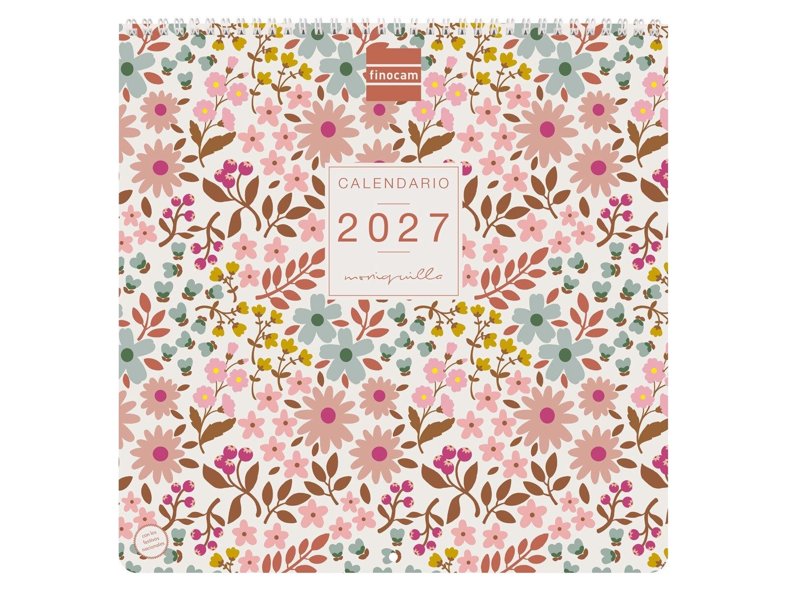 CALENDARIO PARED 2027 ART 30X30 MONIQUILL.2027+ 30X30 - 300x300 mm