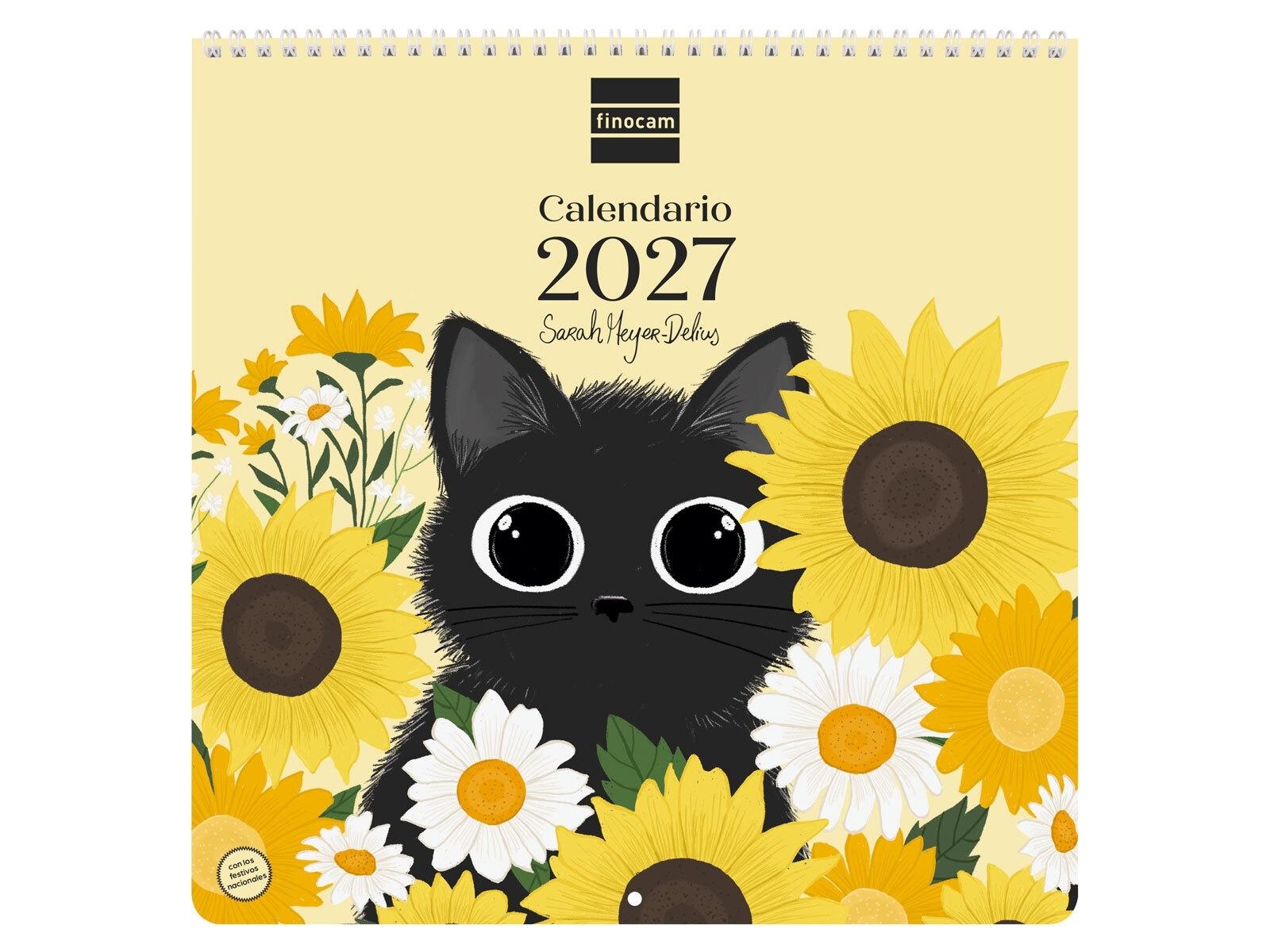 CALENDARIO PARED 2027 ART 30X30 SARAH MEY.2027+ 30X30 - 300x300 mm