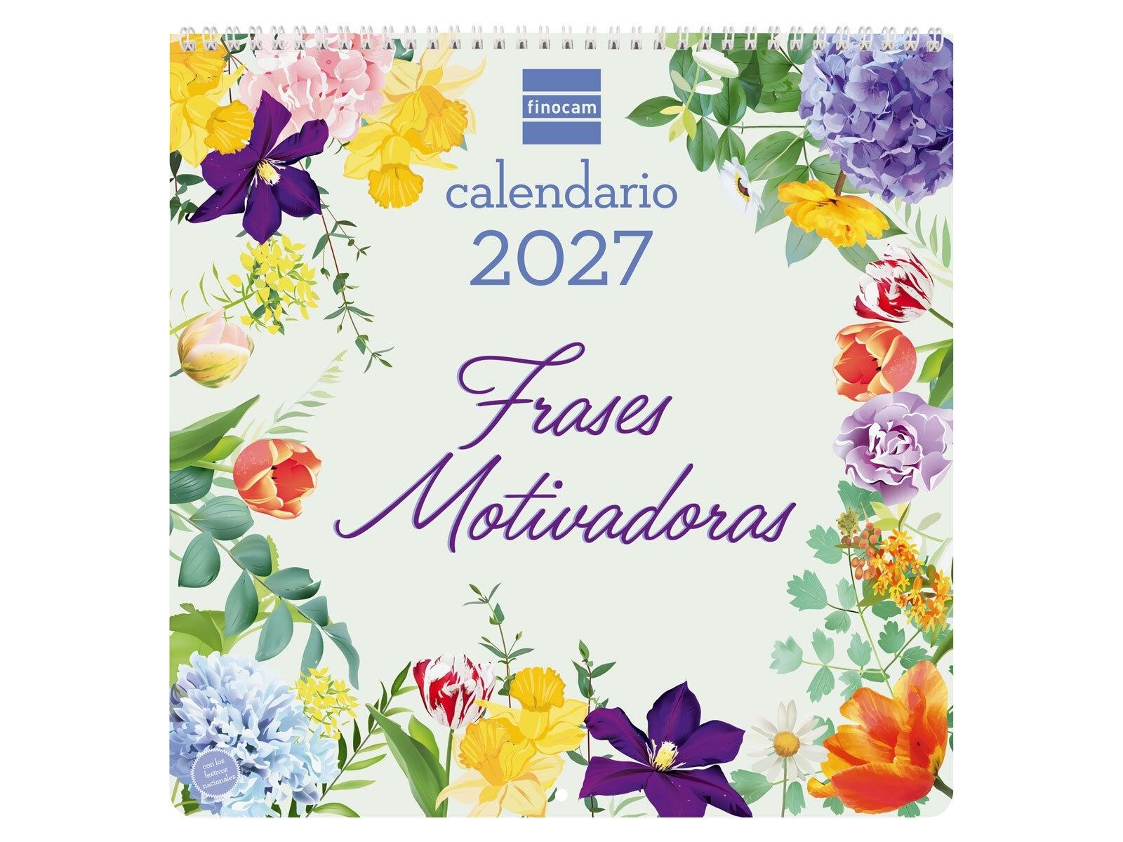 CALENDARIO PARED 2027 ART 30X30 FR.MOTIV.2027+ 30X30 - 300x300 mm