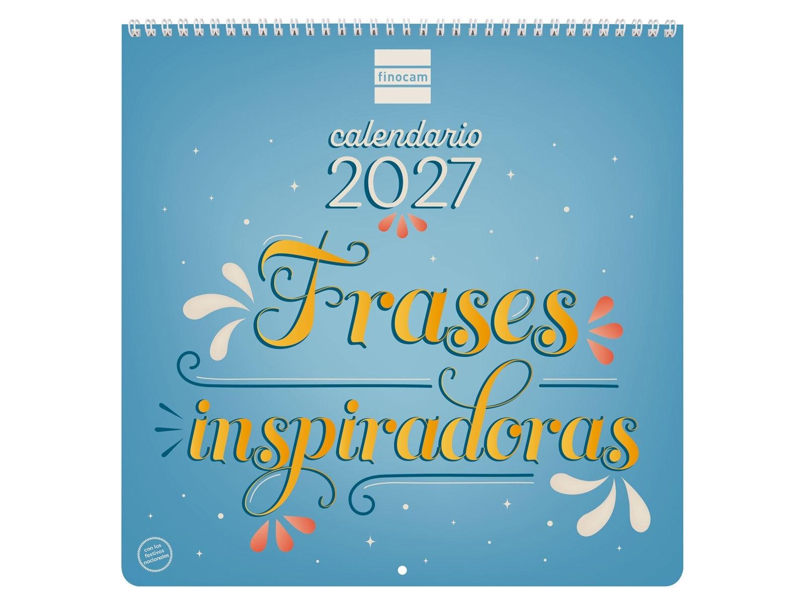 CALENDARIO PARED 2027 ART 30X30 FR.INSPIR.2027+ 30X30 - 300x300 mm