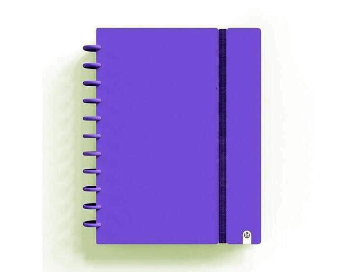 CUADERNO INGENIOX FOAM A4 80H CUADRICULA VIOLETA INTENSO