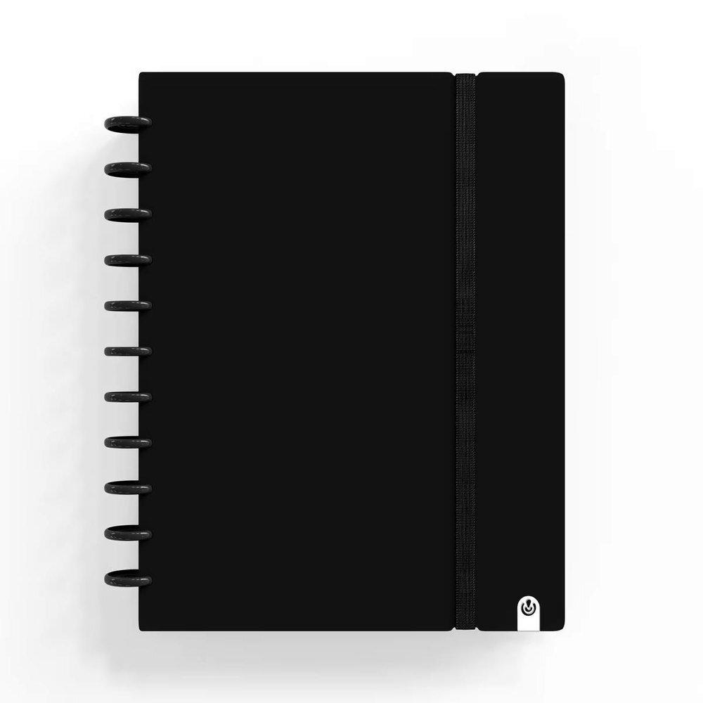 CUADERNO INGENIOX FOAM A5 80H CUADRICULA NEGRO