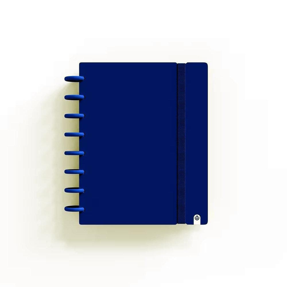 CUADERNO INGENIOX FOAM A5 80H CUADRICULA AZUL OSCURO
