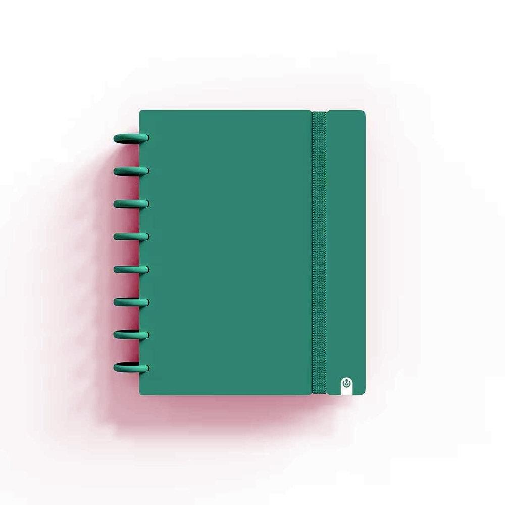 CUADERNO INGENIOX FOAM A5 80H CUADRICULA MENTA PASTEL