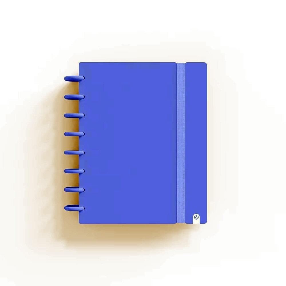 CUADERNO INGENIOX FOAM A5 80H CUADRICULA  AZUL PASTEL