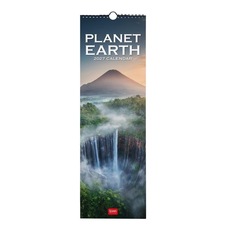 CALENDARIO PARED LEGAMI 2027 - NATURE & LANDSCAPES - PLANET EARTH - 16X49 16X49