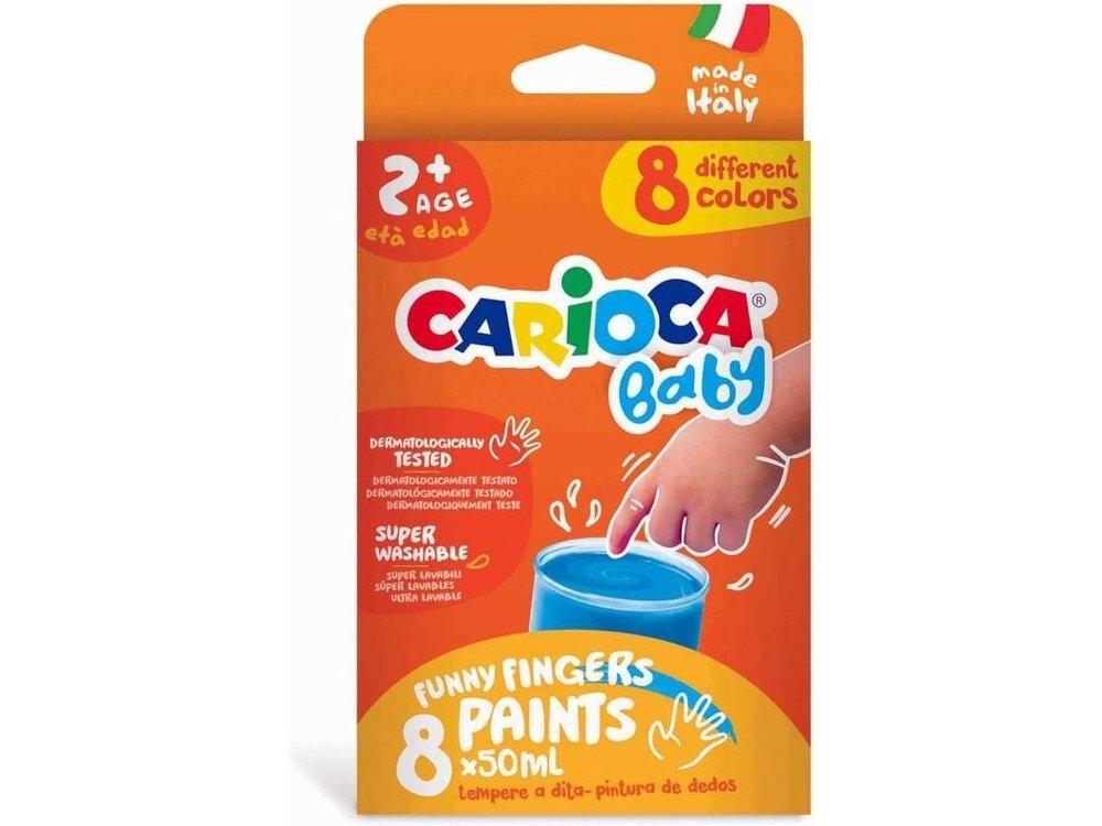 PINTURA DE DEDOS CARIOCA BABY 8U +2 AÑOS