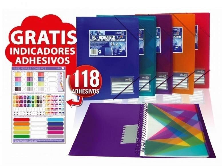 CARPETA FUNDAS INTERCAMBIABLES + SEPARADORES A4