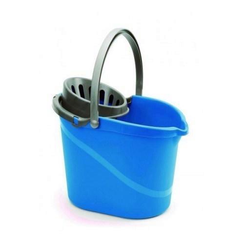 HYGILANDER CUBO OVALADO 14LITROS+ESCURRIDOR AZUL