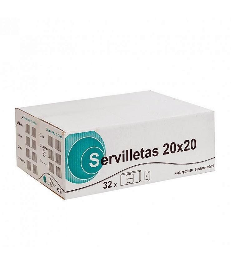 SERVILLETAS 2 CAPAS 20X20 - 100 UNIDADES HYGILANDER