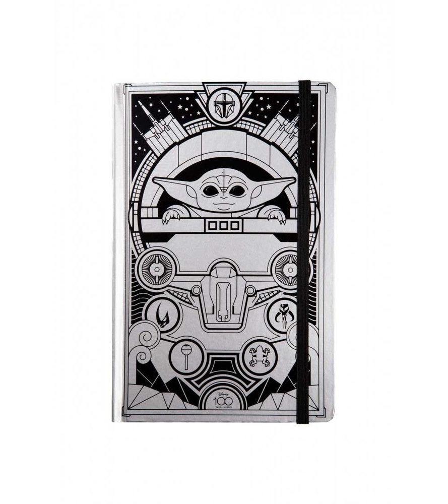 CUADERNO A5 CON BANDA ELÁSTICA BLACK COLLECTION MANDALORIAN