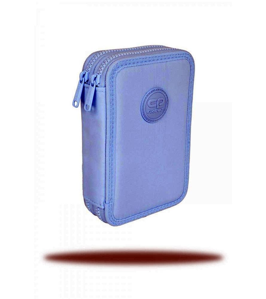 ESTUCHE PLUMIER DOS PISOS PASTEL POWDER BLUE